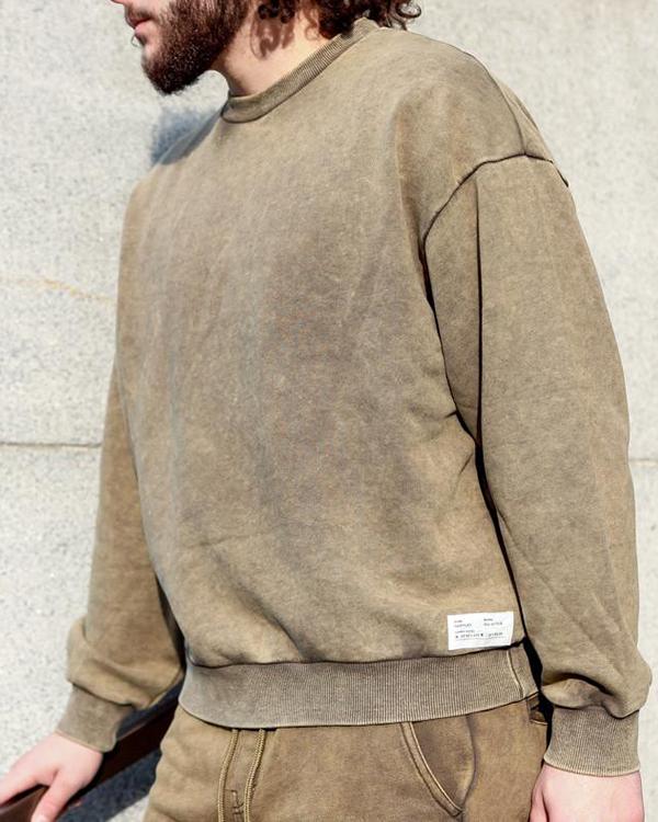 BRONX LS CREW OLIVE