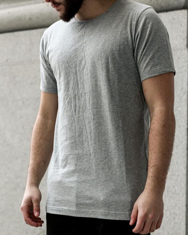 05 SS CREW SHIRT HEATHER