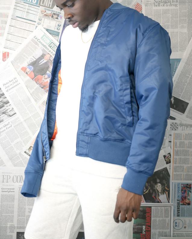 FLIGHT SATIN BOMBER JACKET