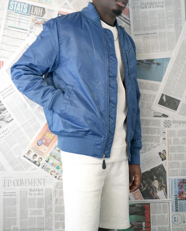 FLIGHT SATIN BOMBER JACKET