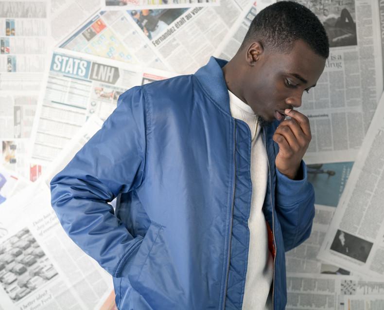 FLIGHT SATIN BOMBER JACKET