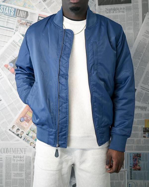 FLIGHT SATIN BOMBER JACKET