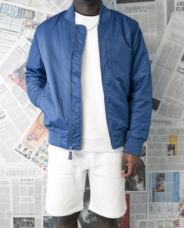 FLIGHT SATIN BOMBER JACKET