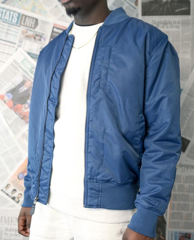 FLIGHT SATIN BOMBER JACKET