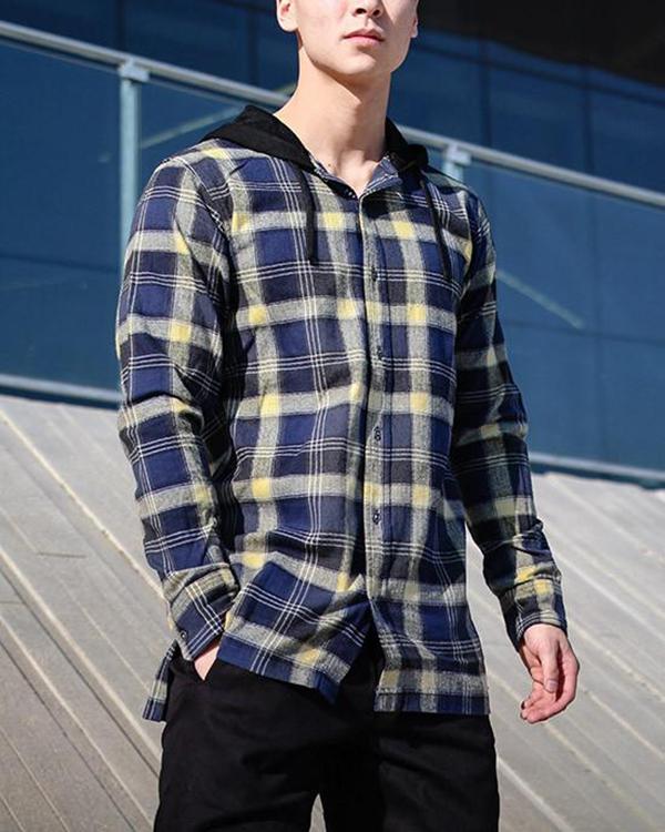 THOM LS FLANNEL NAVY