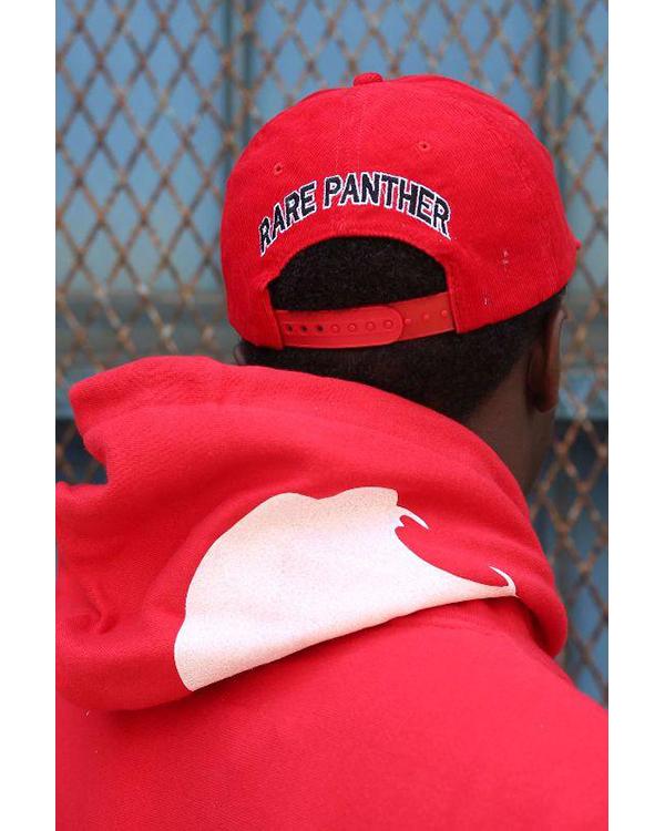 RARE PANTHER CORDUROY SNAPBACK RED