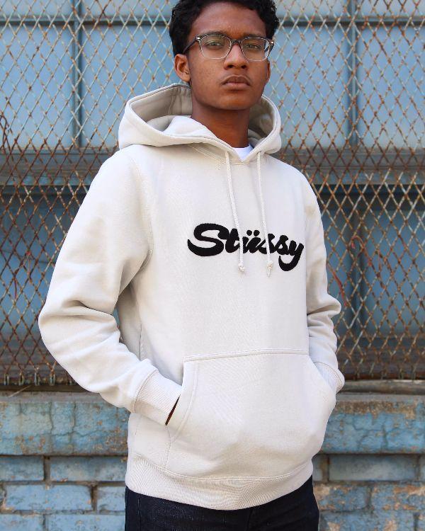 STUSSY CHENILLE APP. HOOD